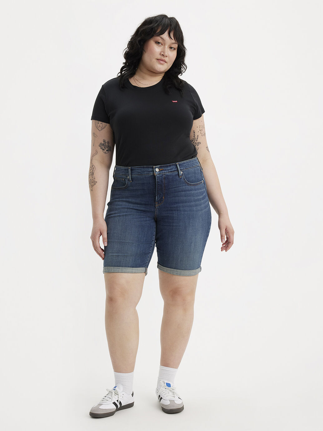 Levi's® Women's Shaping Bermuda Shorts (Plus Size)